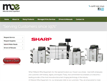 Tablet Screenshot of midlandoffice.com
